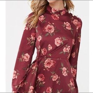 NEW**Floral Print Mini Dress